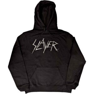 Slayer Scratchy Logo Black Pullover Hoodie