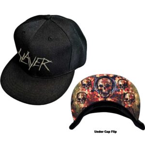 Slayer Scratchy Logo Black Snapback Cap