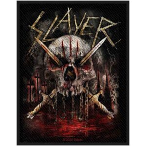 Slayer Skull & Swords Standard Woven Patch