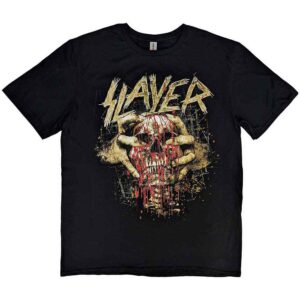 Slayer Skull Clench Black T-Shirt