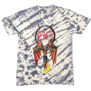 Slayer Winged Crucifix White Wash Collection T-Shirt