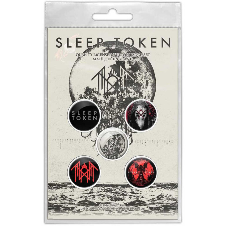 Sleep Token Take Me Back To Eden Badge Pack