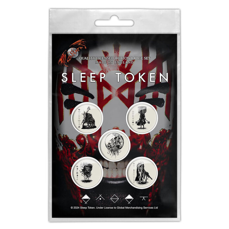 Sleep Token Vessel Mask Badge Pack