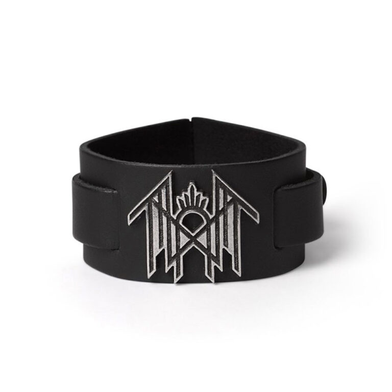 Sleep Token Logo Leather Wrist Strap