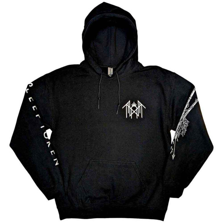 Sleep Token Trinity (Black) (Back Print & Sleeve Print) Pullover Hoodie