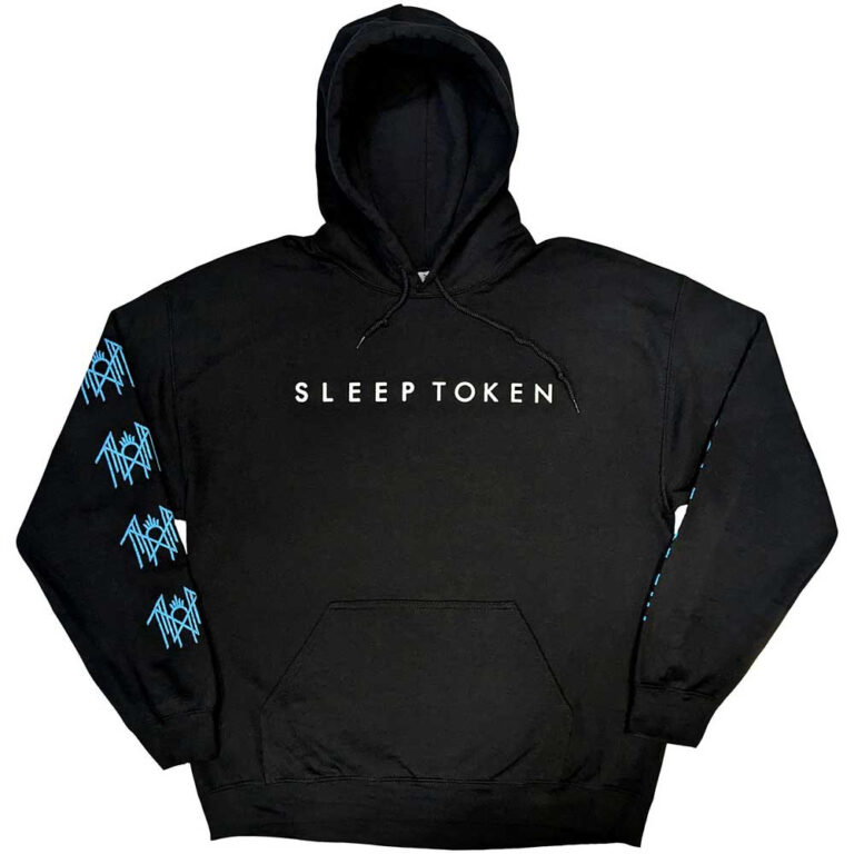 Sleep Token The Love You Want Heart (Black) (Back Print & Sleeve Print) Pullover Hoodie