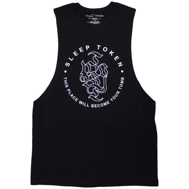 Sleep Token Tomb Text Ring Vest