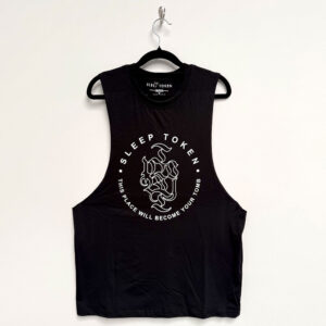 Sleep Token Tomb Text Ring Black Vest