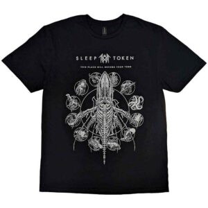 Sleep Token Tomb Whale Black T-Shirt