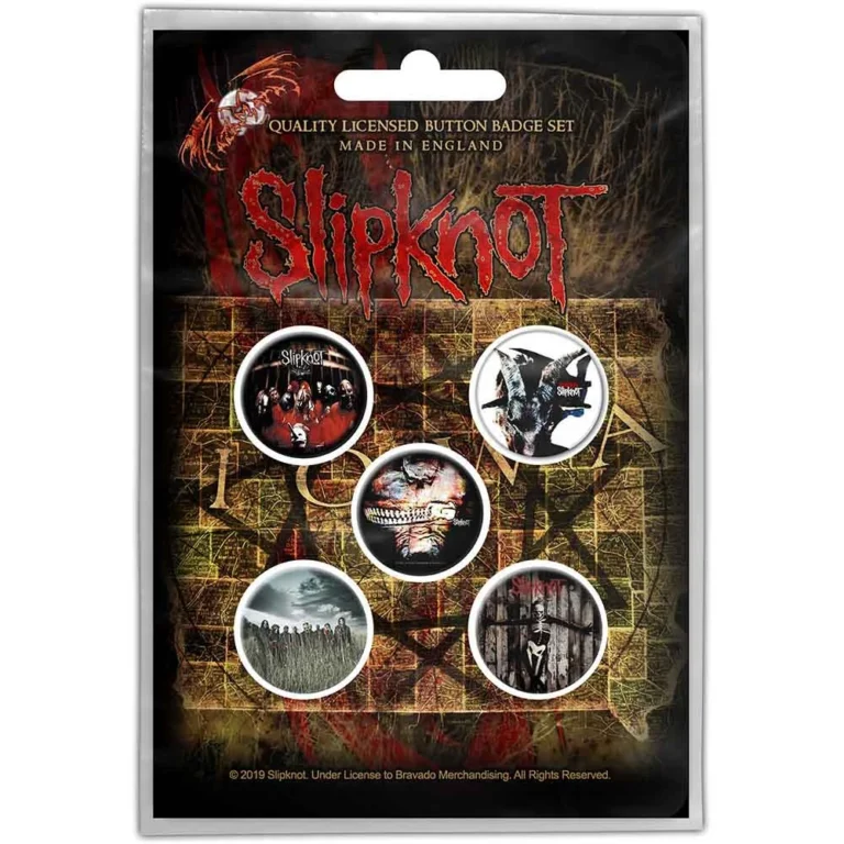 Slipknot Albums Badge Pack