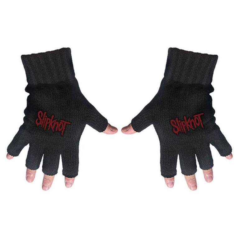 Slipknot Logo Fingerless Gloves