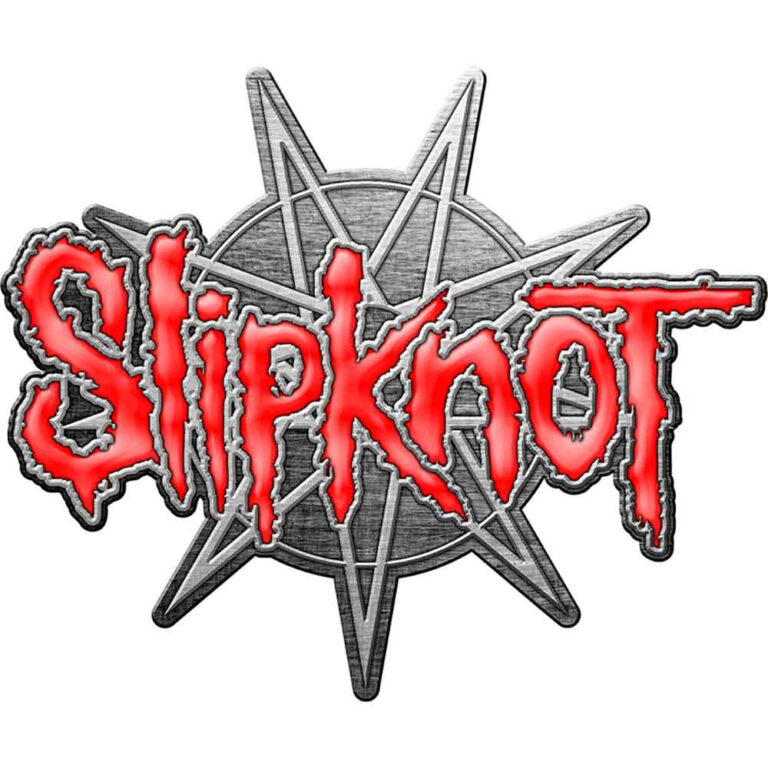 Slipknot 9 Pointed Star Pin Badge