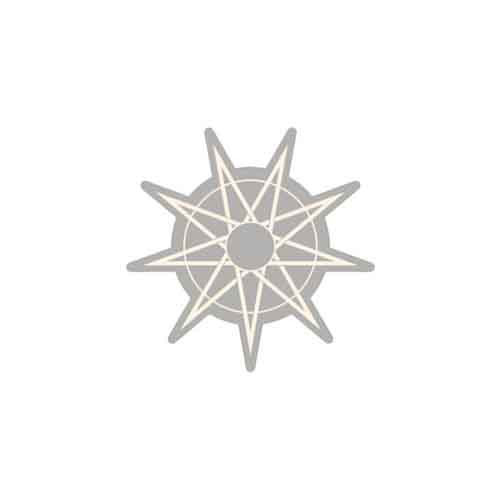 Slipknot Logo & Star Applique T-Shirt