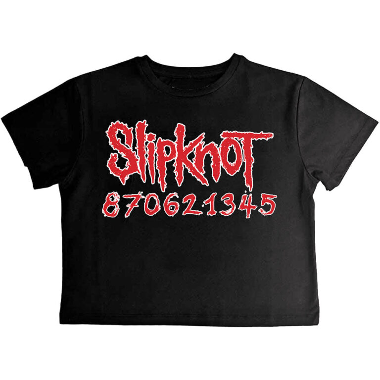 Slipknot Don’t Ever Judge Me Ladies Crop Top