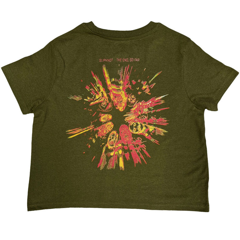 Slipknot The End, So Far Band Figures Ladies Crop Top