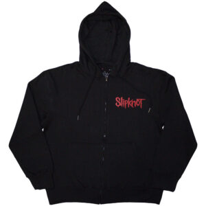 Slipknot Skull Teeth Black Back Print Zip Hoodie