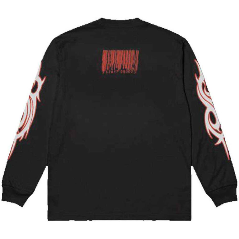 Slipknot Spit it Out (Black) (Back & Sleeve Print) Long Sleeve T-Shirt