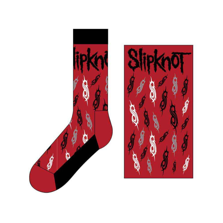 Slipknot Tribal S (Red) (UK Size 7 – 11) Socks