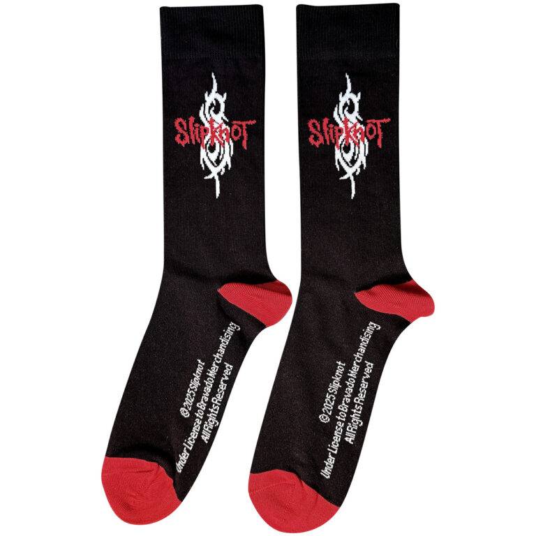 Slipknot Tribal S Text (Black) (UK Size 6 – 11) Socks
