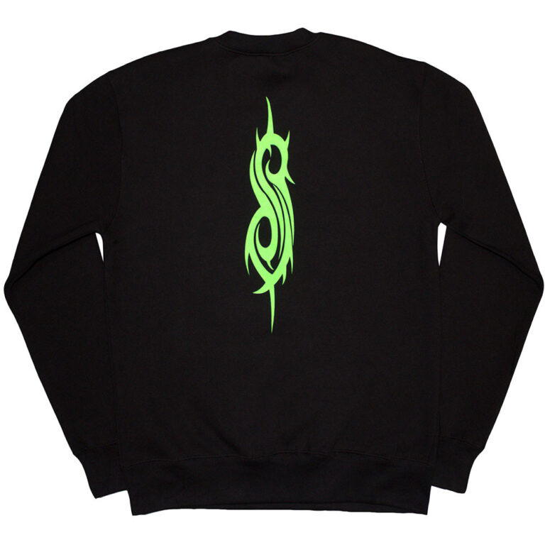Slipknot Green Demon (Black) (Back Print & Oversized) Sweatshirt