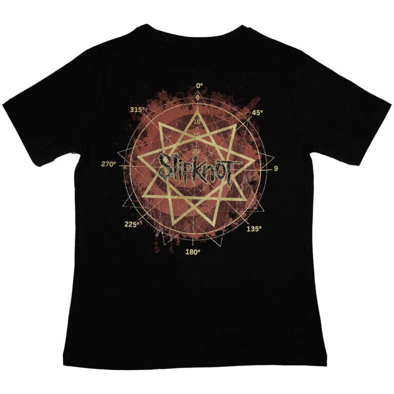 Slipknot Come Play Dying Back Print Ladies T-Shirt