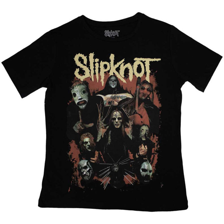 Slipknot Come Play Dying Back Print Ladies T-Shirt