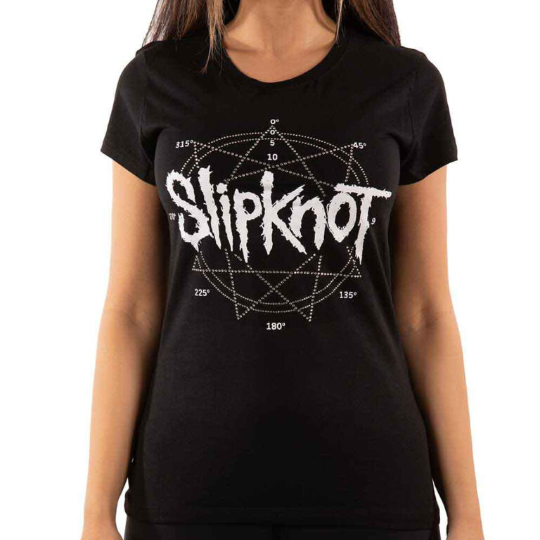 Slipknot Logo Star Ladies T-Shirt