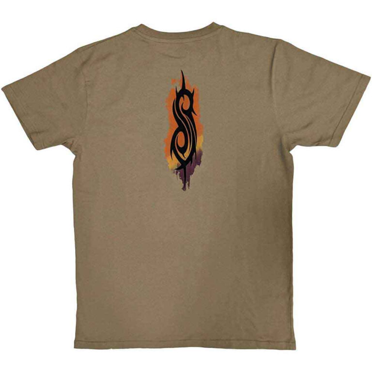 Slipknot The End, So Far Grid Photos (Tan Brown) T-Shirt
