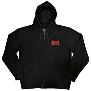 Slipknot 9-Point Flag Back Print Zip Hoodie