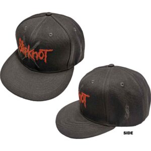 Slipknot 9 Point Star Charcoal Grey Side Print Snapback Cap