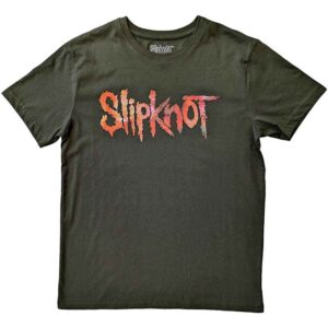 Slipknot Adderall Green Back Print T-Shirt