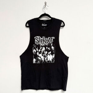 Slipknot Album Splatter Black Back Print Vest