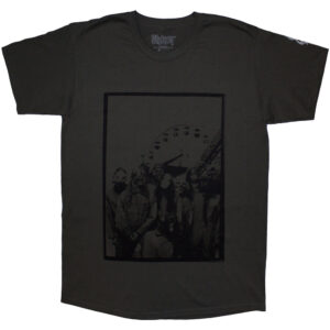 Slipknot Amusement Park Charcoal Grey Back Print & Sleeve Print T-Shirt