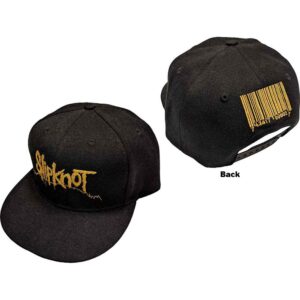 Slipknot Barcode Black Back Print Snapback Cap