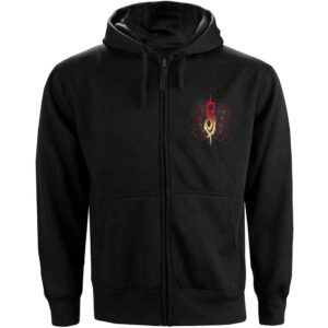 Slipknot Burn Me Away Black Back Print Zip Hoodie