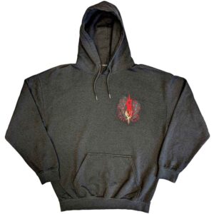 Slipknot Burn Me Away Charcoal Grey Back Print Pullover Hoodie