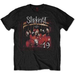 Slipknot Debut Album 19 Years Black Back Print T-Shirt