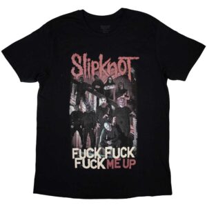Slipknot Fuck Me Up Black Back Print T-Shirt