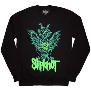 Slipknot Green Demon Black Back Print & Oversized Sweatshirt