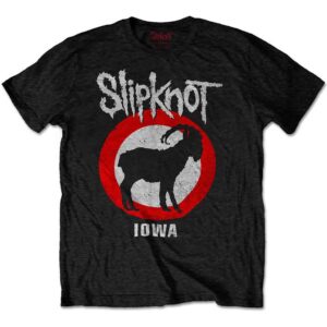 Slipknot Iowa Goat Black Back Print T-Shirt