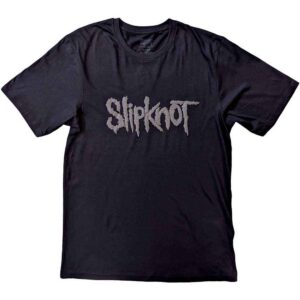 Slipknot Logo Black Back Print & Hi-Build T-Shirt