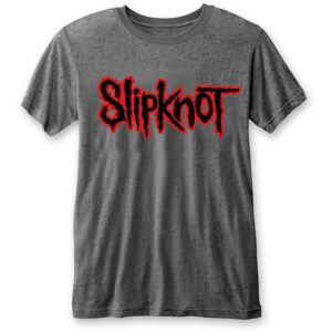 Slipknot Logo Charcoal Grey T-Shirt