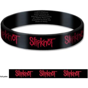 Slipknot Logo Gummy Wristband