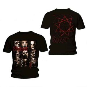 Slipknot Mezzotint Decay Black Back Print T-Shirt