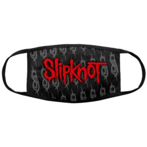 Slipknot Red Logo & Sigils Black Face Mask