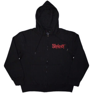 Slipknot Skull Teeth Black Back Print Zip Hoodie
