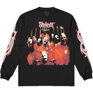 Slipknot Spit it Out Black Back & Sleeve Print Long Sleeve T-Shirt