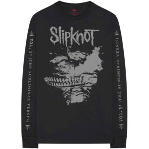 Slipknot Subliminal Verses Black Back & Sleeve Print Long Sleeve T-Shirt