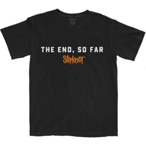 Slipknot The End, So Far Album Cover Black Back Print T-Shirt