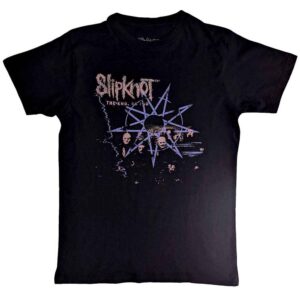 Slipknot The End, So Far Band Photo Black Back Print T-Shirt